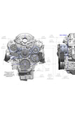 Holley Mid-Mount Complete Accessory System with Powermaster Alternator