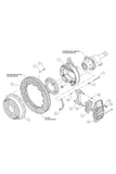 Wilwood AERO4 Big Brake Rear Parking Brake Kit for C10 12 Bolt