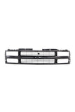 Grille Shell - Black - Composite Headlight - 94-98 Chevy C/K Pickup SUV