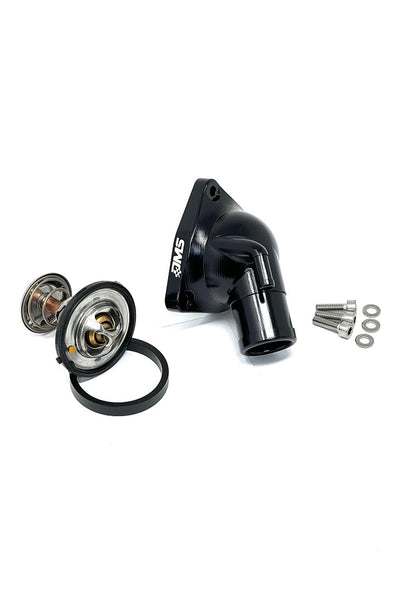 DMS Black Billet Thermostat Housing with LS3 Style 160 Degree Thermostat for all Gen V LT Engines