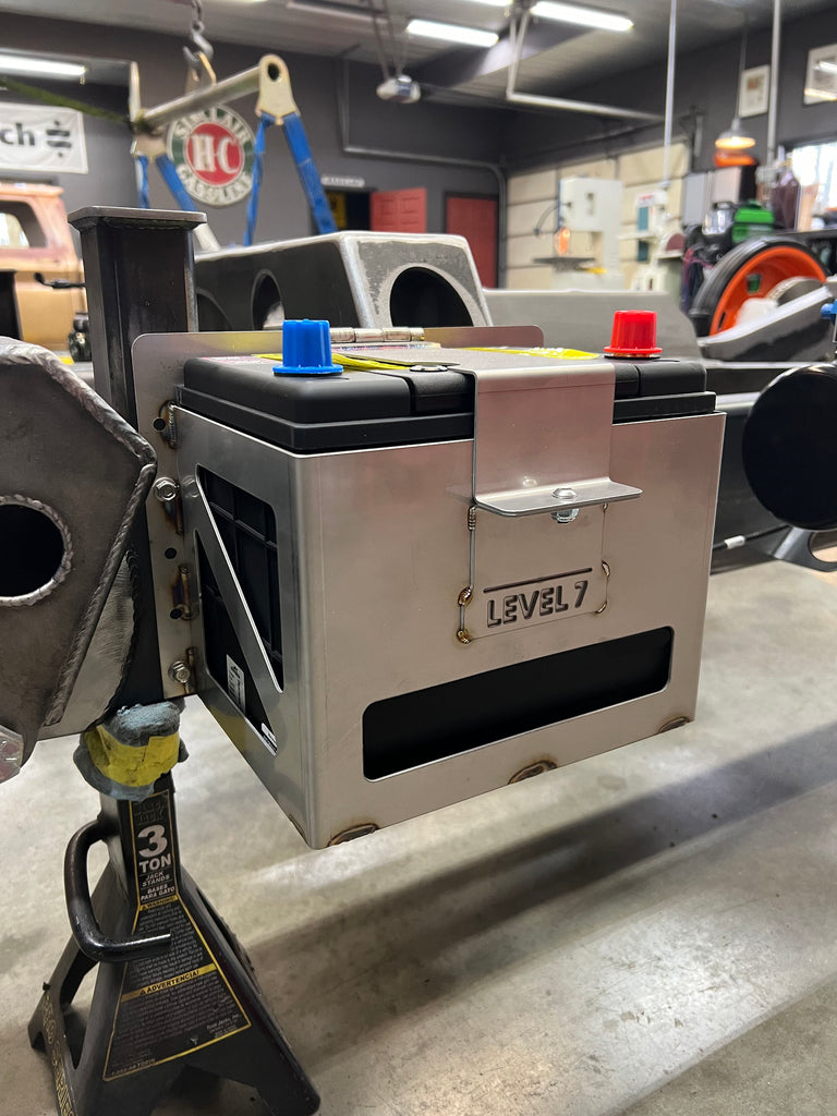 T304 Stainless Surface Mount Battery Box for Group35 Battery Level 7