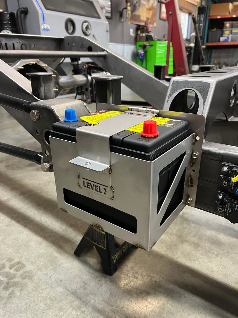 T304 Stainless Surface Mount Battery Box for Group35 Battery Level 7