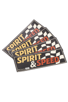 Spirit and Speed Slap Sticker