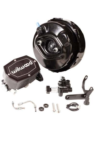 C10 Power Brake Booster and Wilwood Compact Tandem Master Cylinder Kit