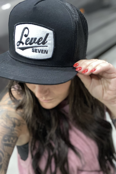 Beer Logo Trucker Hat -White