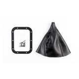 Rectangular Black Stainless Shifter Boot and Ring