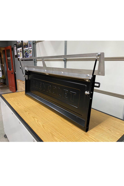 Stepside C10 Aluminum / Polycarbonate Tailgate Mounted Wing, 1954-87